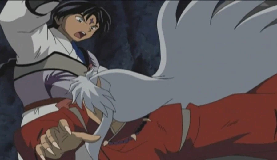 이누야샤)적에게 유리한 고지를 차지하고 승리를 확신한 주인공_1.webp