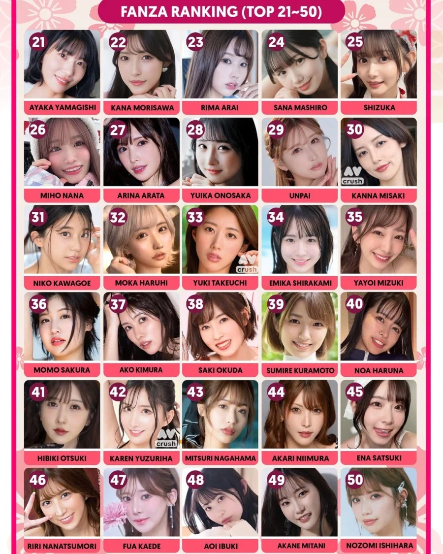 25년 하반기, 판매랭킹에 따른 일본 여배우 TOP50_2.webp