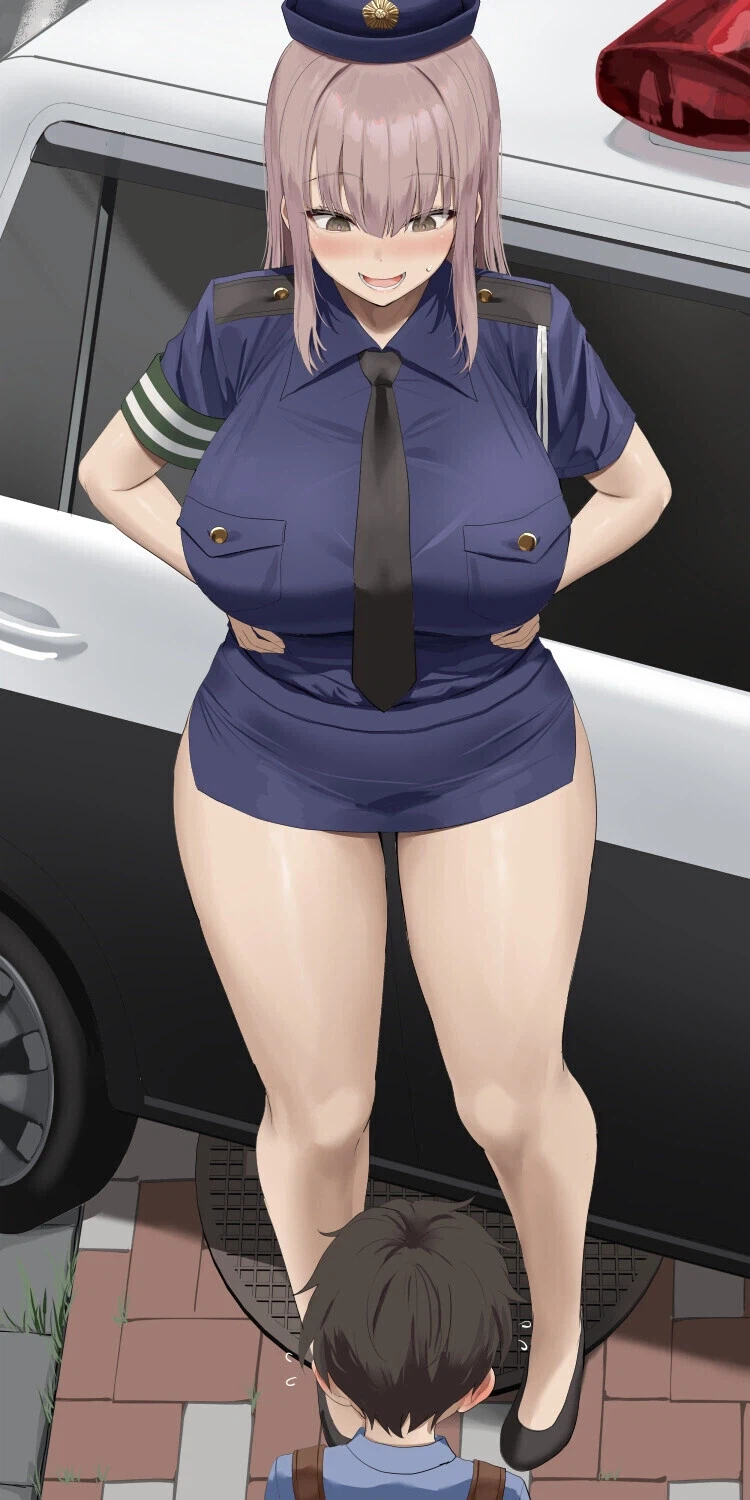 남자아이를 도와주려는 경찰_1.webp