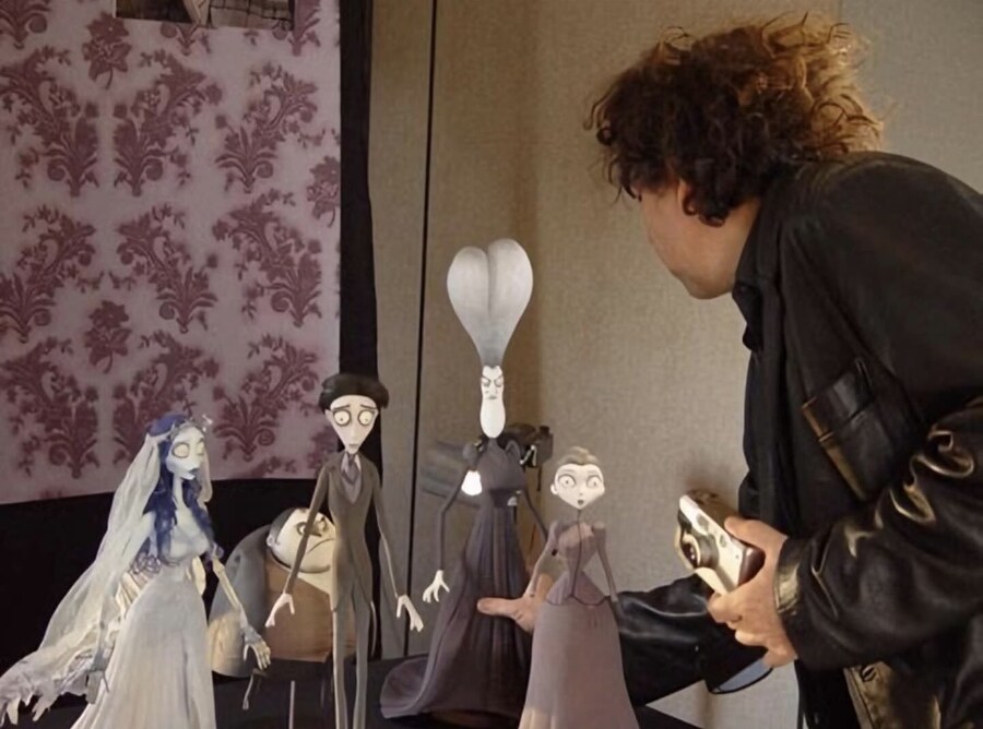 팀 버튼의 유령신부 촬영 당시의 사진들(2005년)_2.jpg