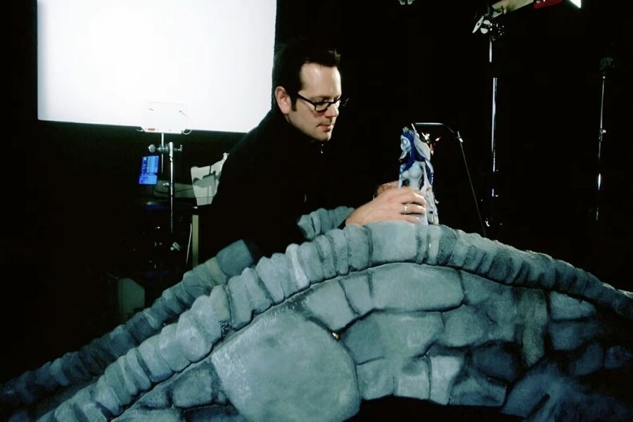 팀 버튼의 유령신부 촬영 당시의 사진들(2005년)_3.jpg