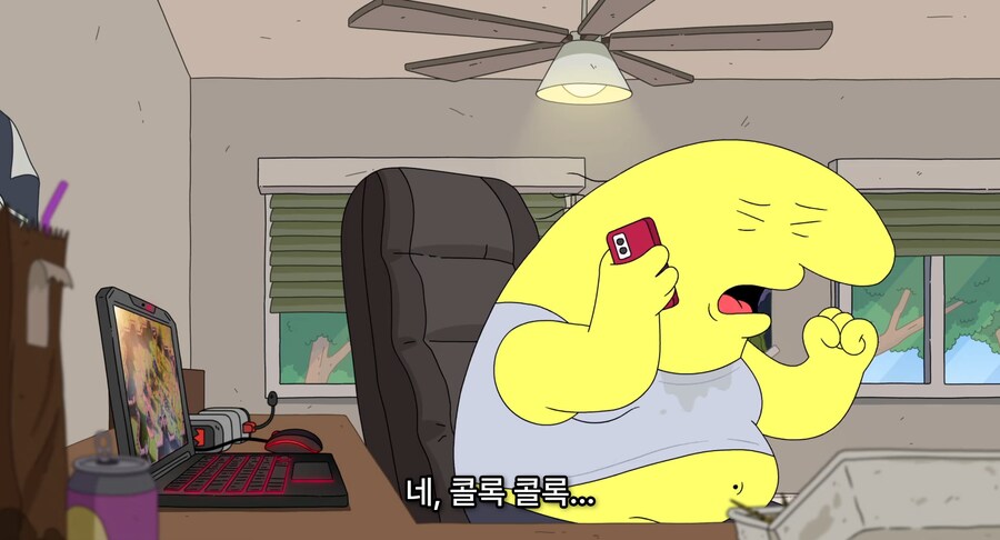 거짓 병가내고 신작겜 즐기면 생기는일_21.png