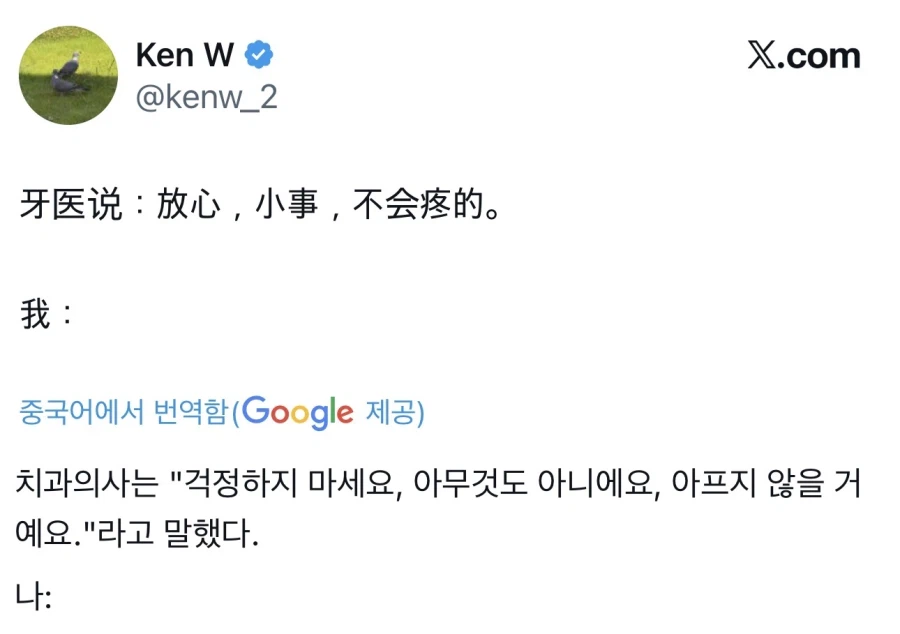 치과의사: 그렇게까지 아픈건 아니니까 걱정마세요_1.webp