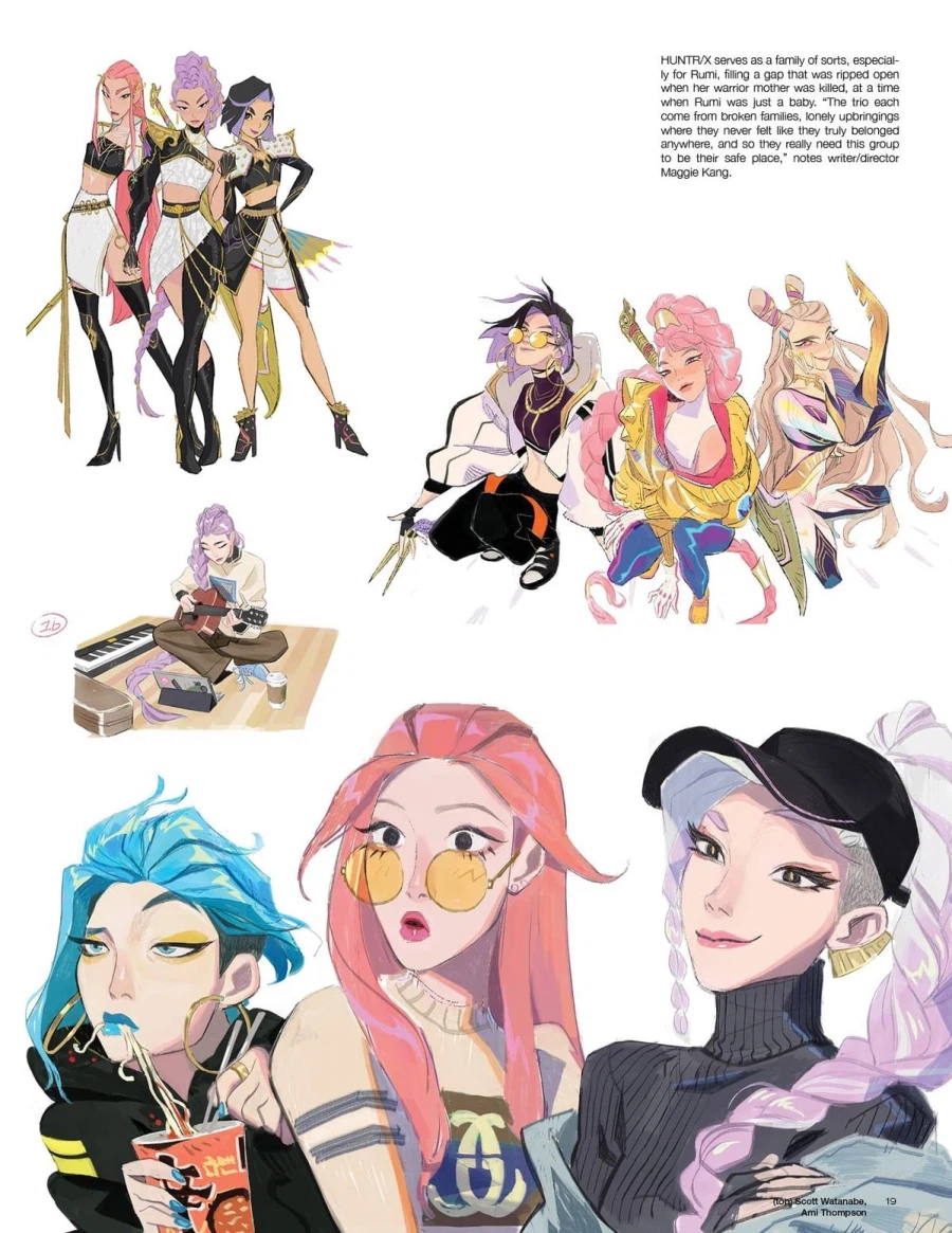 케데헌 컨셉아트북 보는데_1.webp