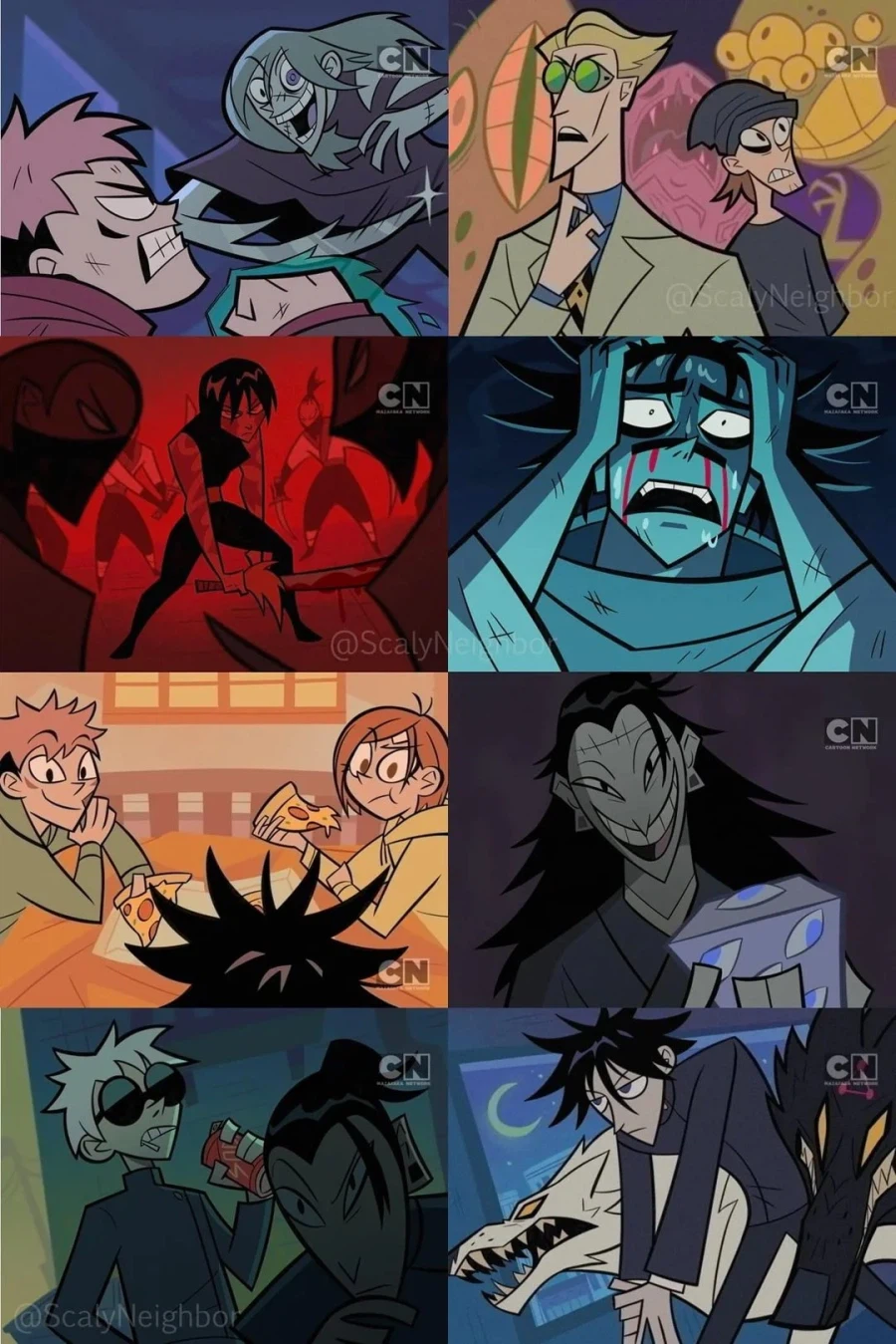 카툰네트워크풍 주술회전_1.webp