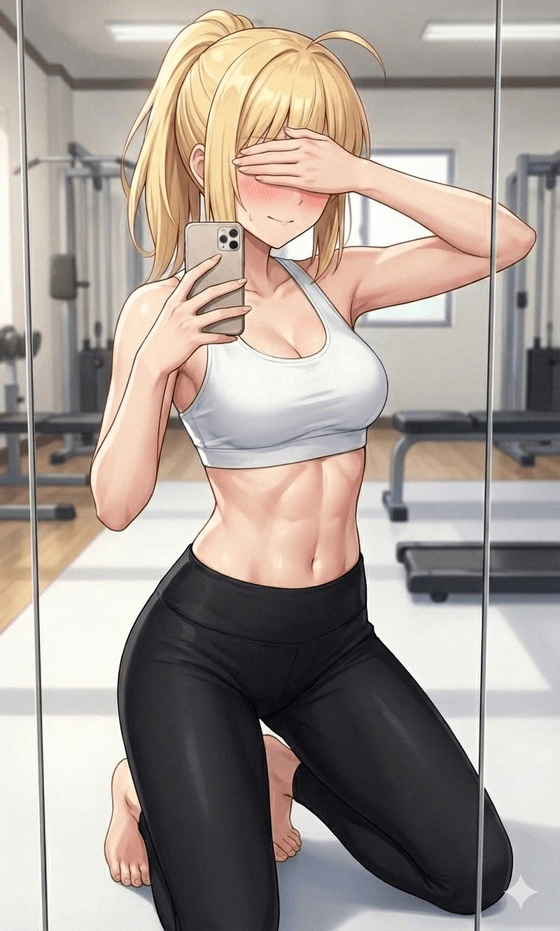 페이트) 헬스를 시작한 세이버 아르토리아.ai_3.webp