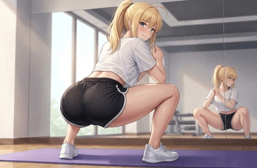 페이트) 헬스를 시작한 세이버 아르토리아.ai_5.webp