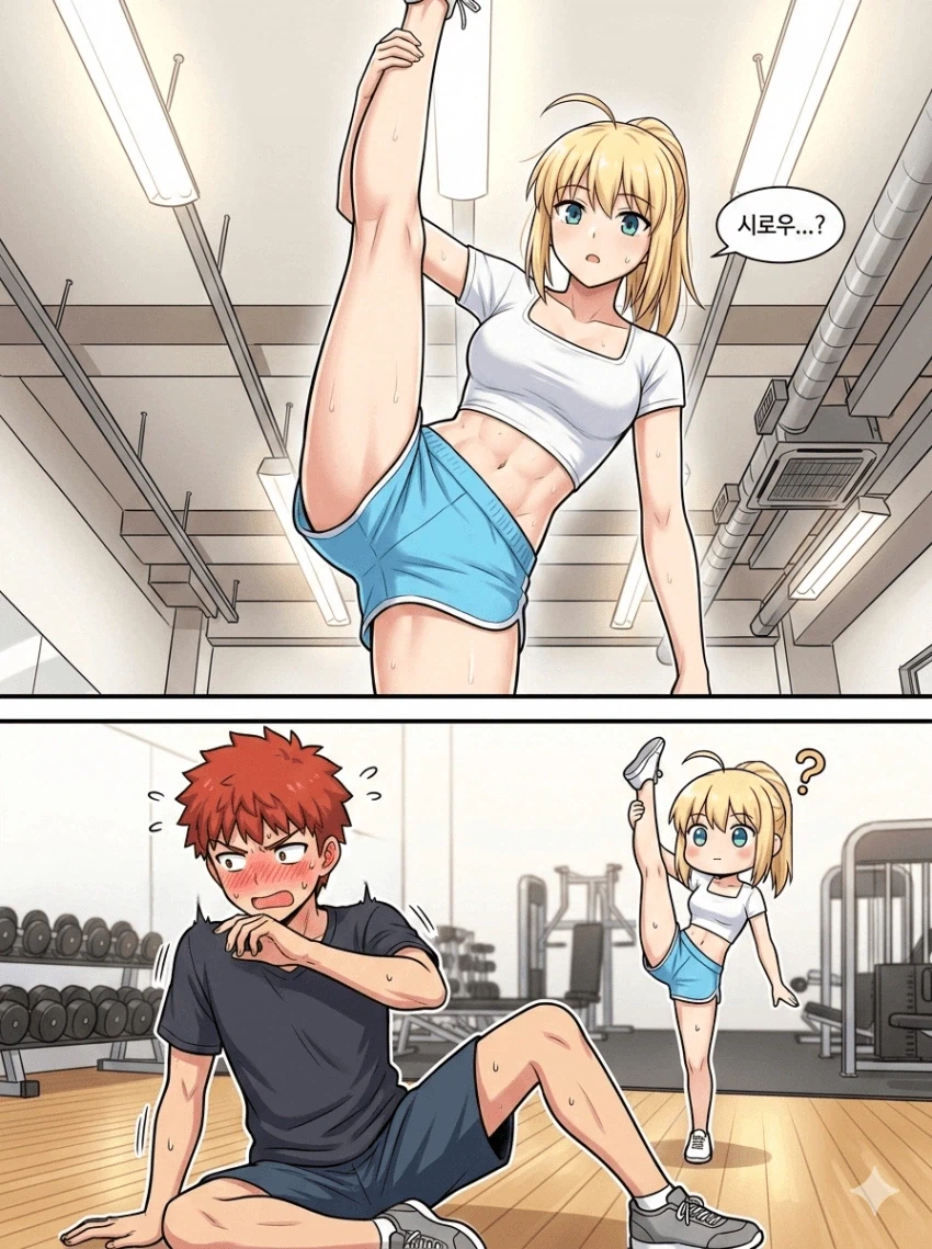 페이트) 헬스를 시작한 세이버 아르토리아.ai_8.webp