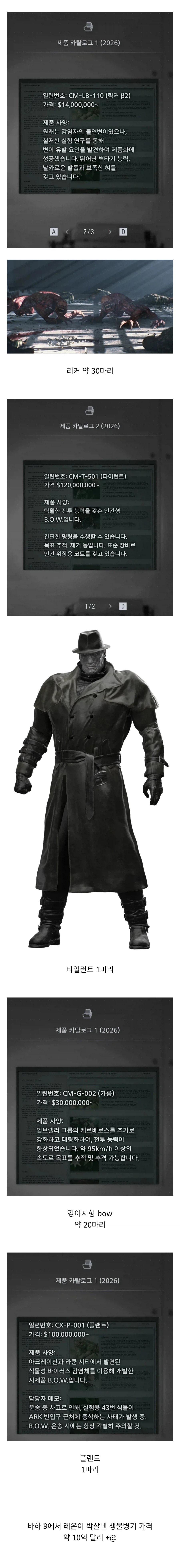 바이오하자드 구판시점에 숨은 설정_2.webp