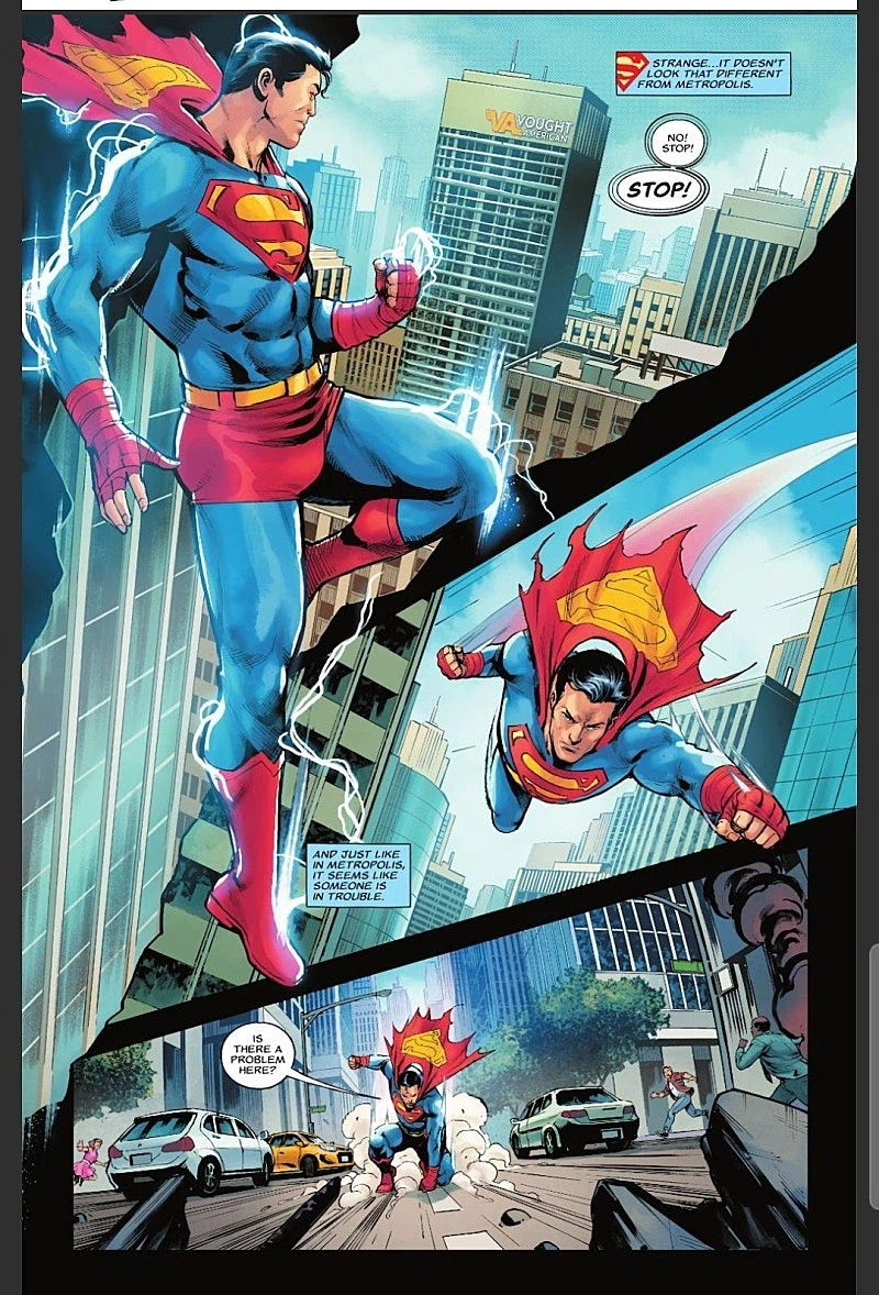 Dc 코믹스에 나온 홈랜더 vs 슈퍼맨_1.webp