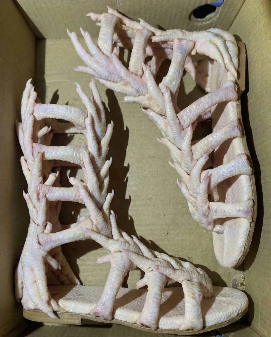 약혐)닭발로 만든 신발_1.webp