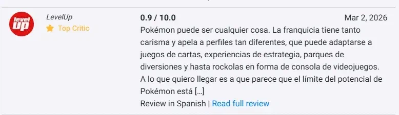 포켓몬 포코피아 오픈크리틱 점수 78점으로 급락한 이유_2.webp