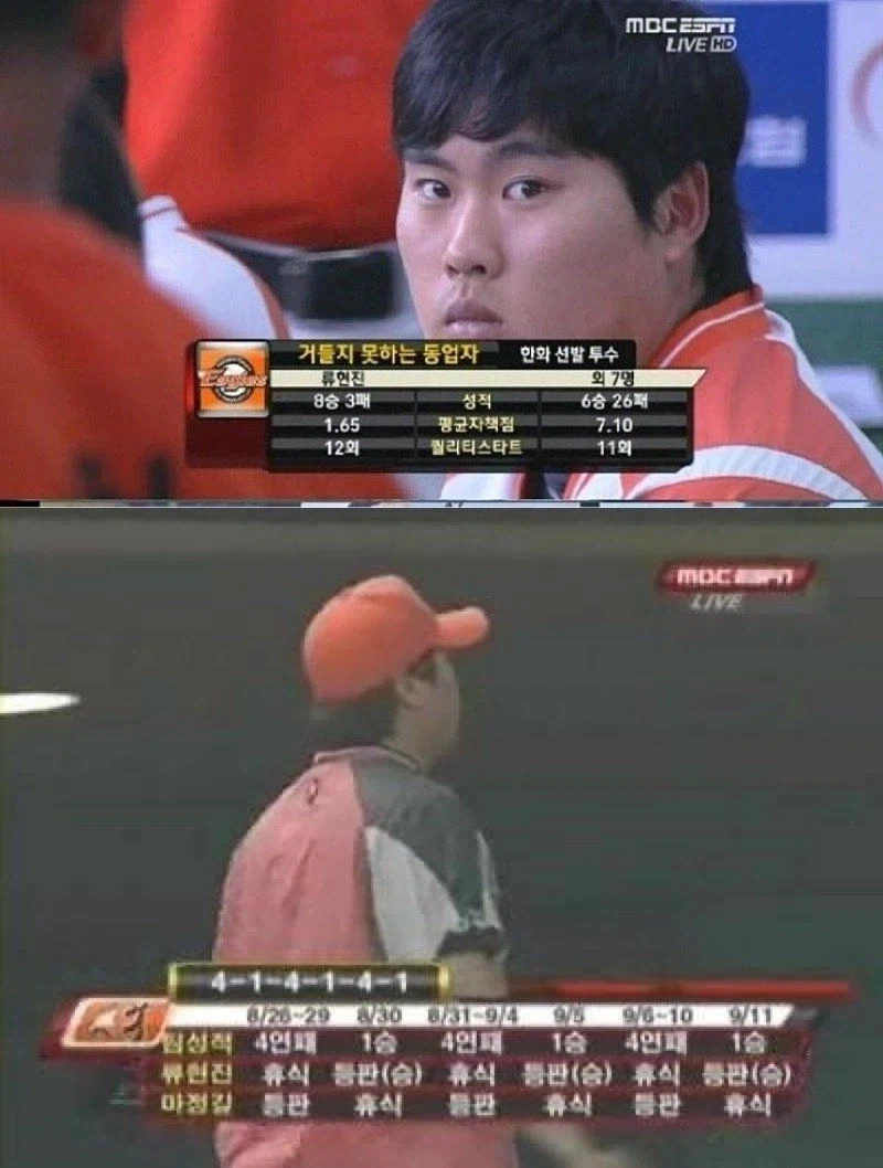 전성기 류현진을 짤 두개로 요약하는 방법_1.webp