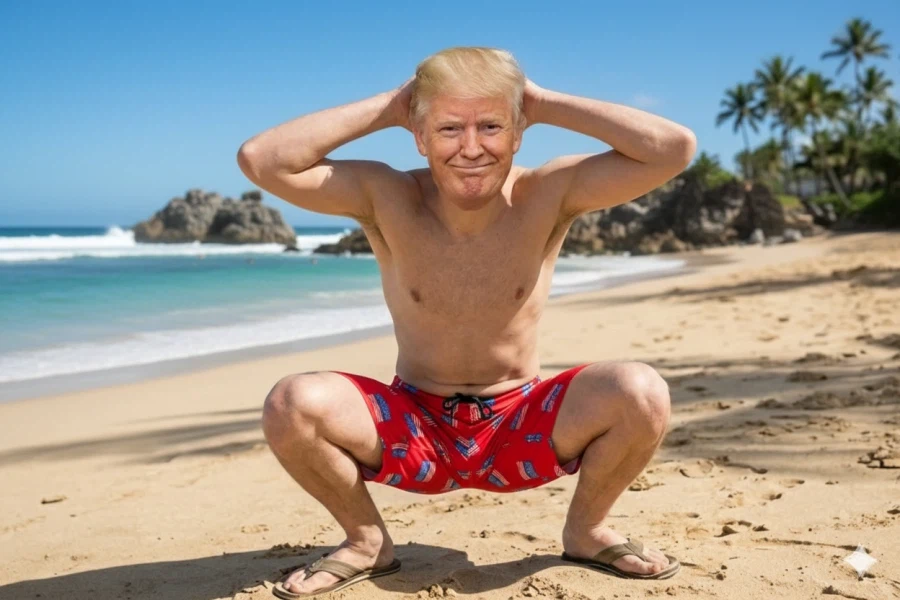 암컷 엘프식 복종의 자세를 취하는 트럼프.jpg_1.webp