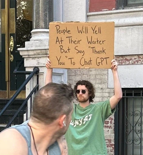 사람들은 종업원한텐 소리지르면서 챗GPT한텐 고맙다고 한다_1.webp