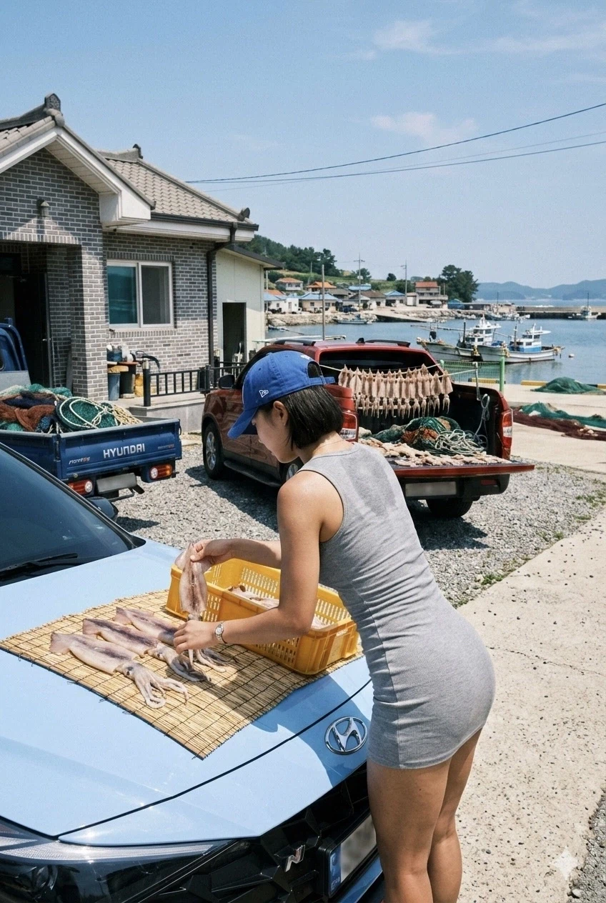 Ai한테 시골 사는 자동차 애호가 여성 그려달랬는데...jpg_1.webp