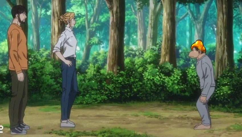 인간 침팬치 혼혈이 나오는 애니매이션의 장면_2.webp