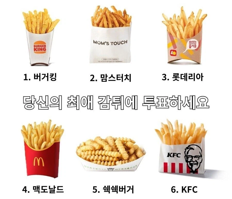 프렌차이즈 감자튀김 취향은?_1.webp