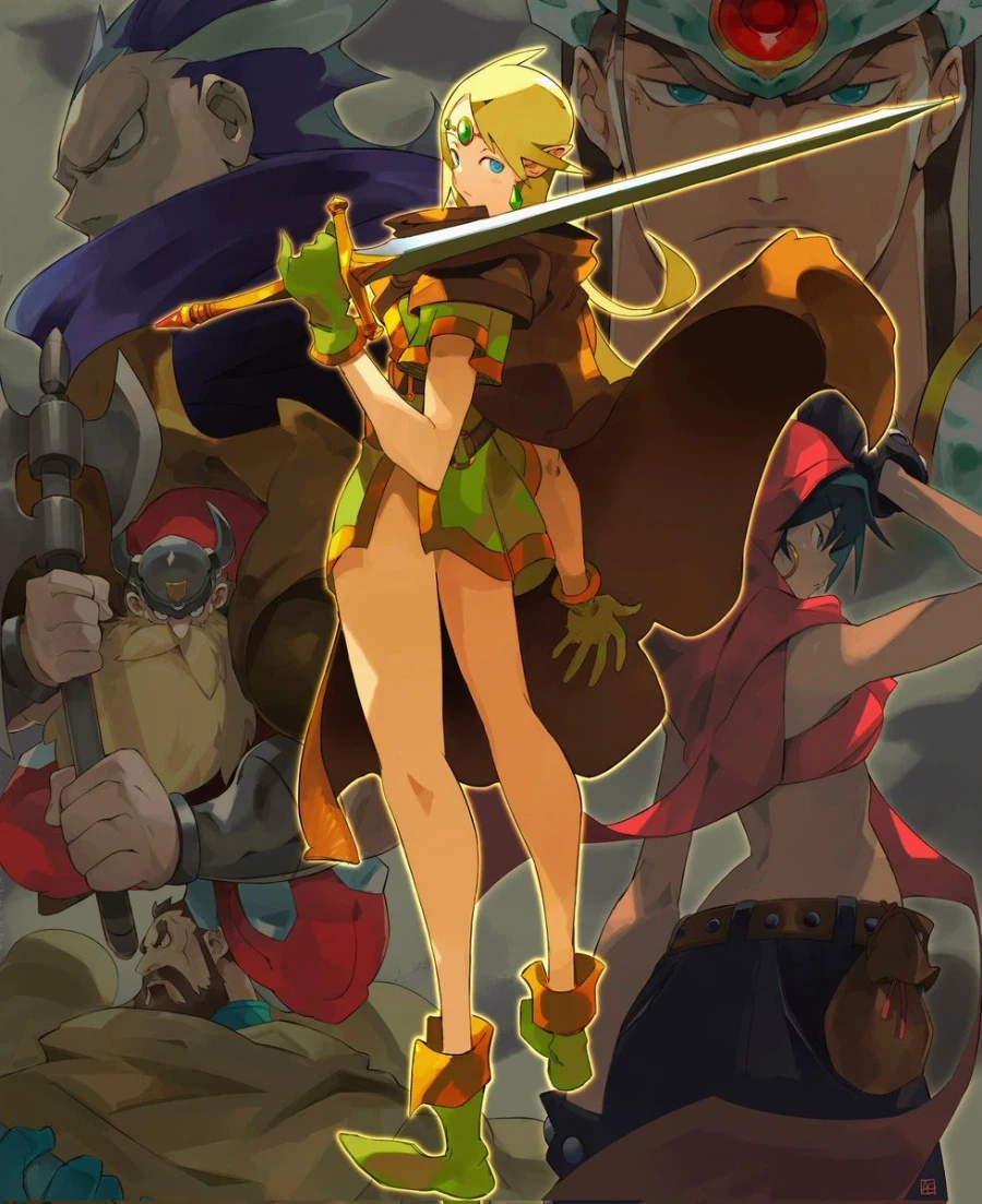 오락실에서 볼수 있었던 엘프 누나_7.webp