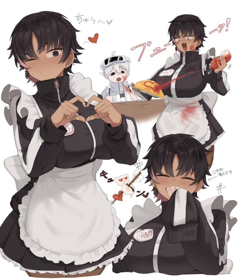 거유숏컷톰보이 좋아하는 작가도 참지 못하는_3.webp