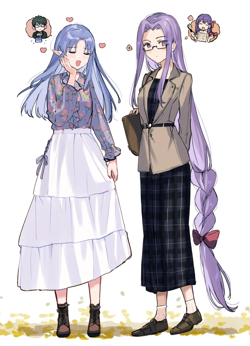 페이트) SN와 할아 히로인들 사복_2.webp