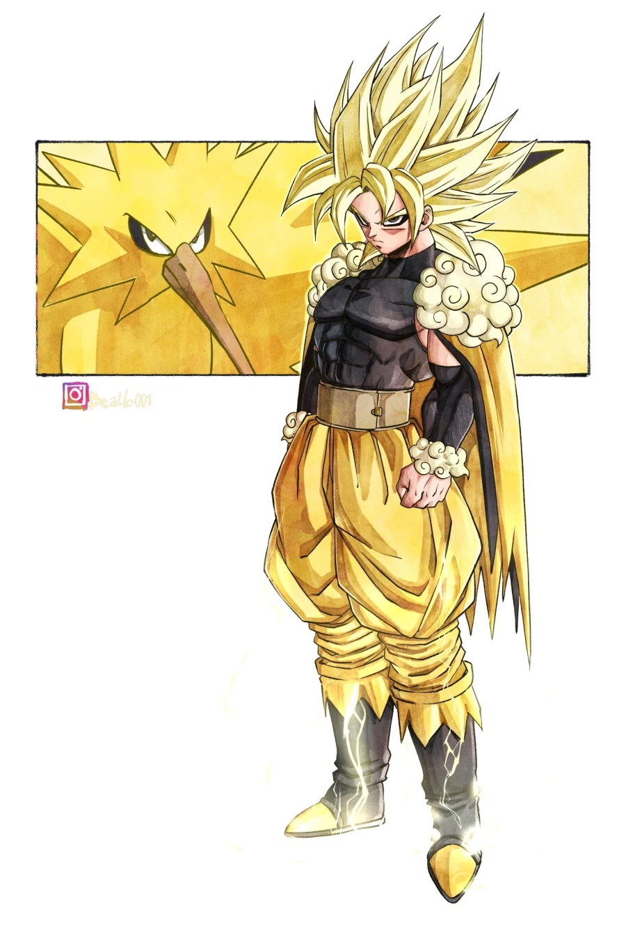 포켓몬,드래곤볼)드래곤볼풍으로 의인화된 포켓몬_8.webp