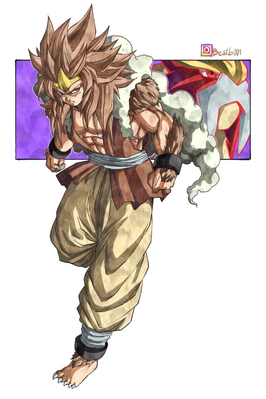 포켓몬,드래곤볼)드래곤볼풍으로 의인화된 포켓몬_10.webp