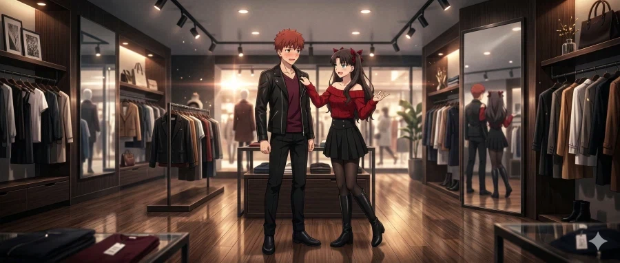 페이트) 서로에게 서로 옷을 사줌.ai_2.webp