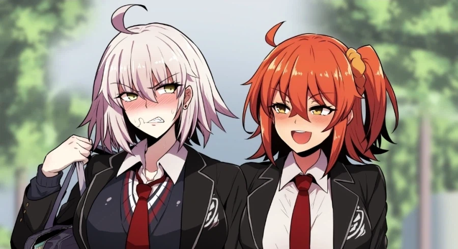 페그오. JK 구다코와 흑잔느_1.webp