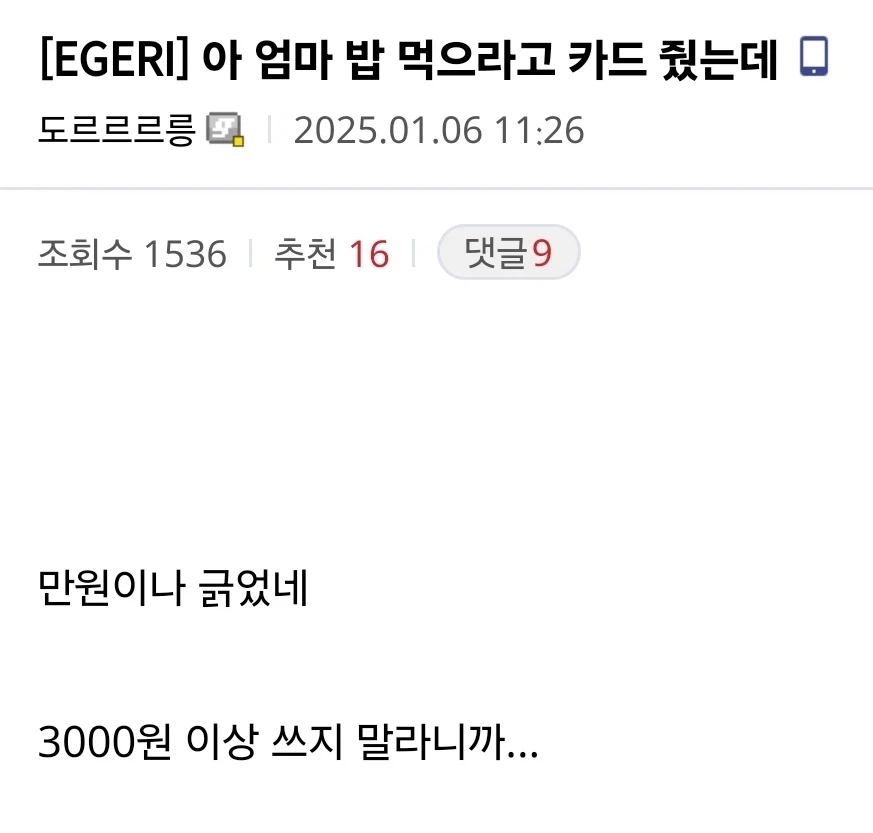 엄마한테 밥 먹으라고 카드 준 디시인_1.webp