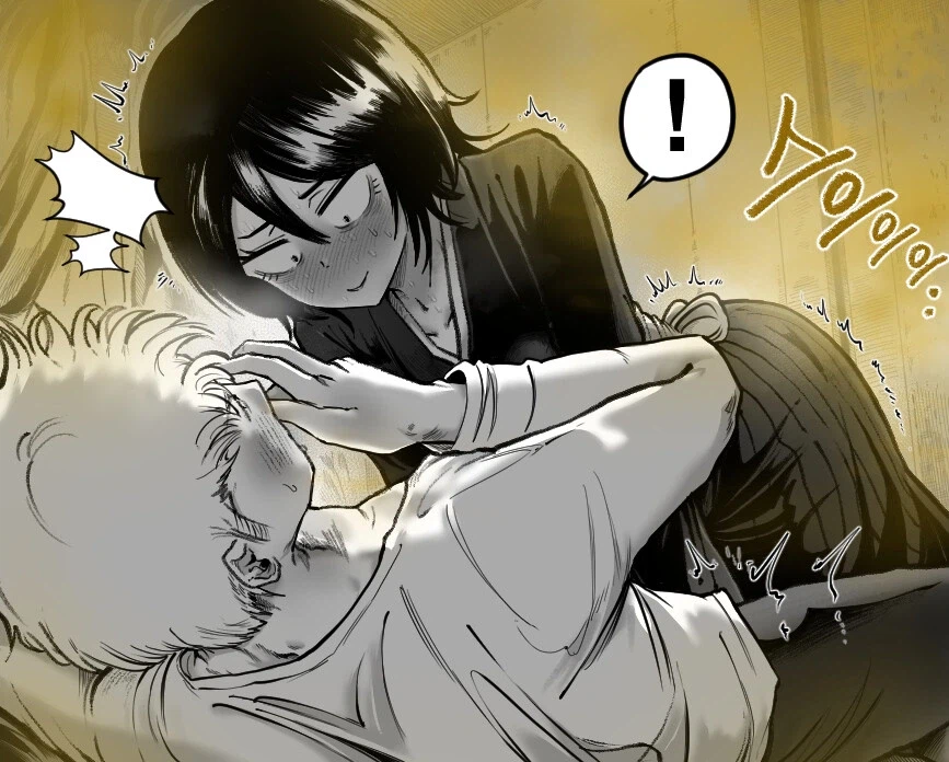 이치고를 덮치는 루키아_4.webp