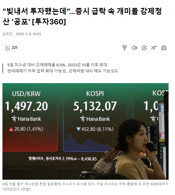 “빚내서 투자했는데”…증시 급락 속 개미들 강제청산 ‘공포’_1.webp