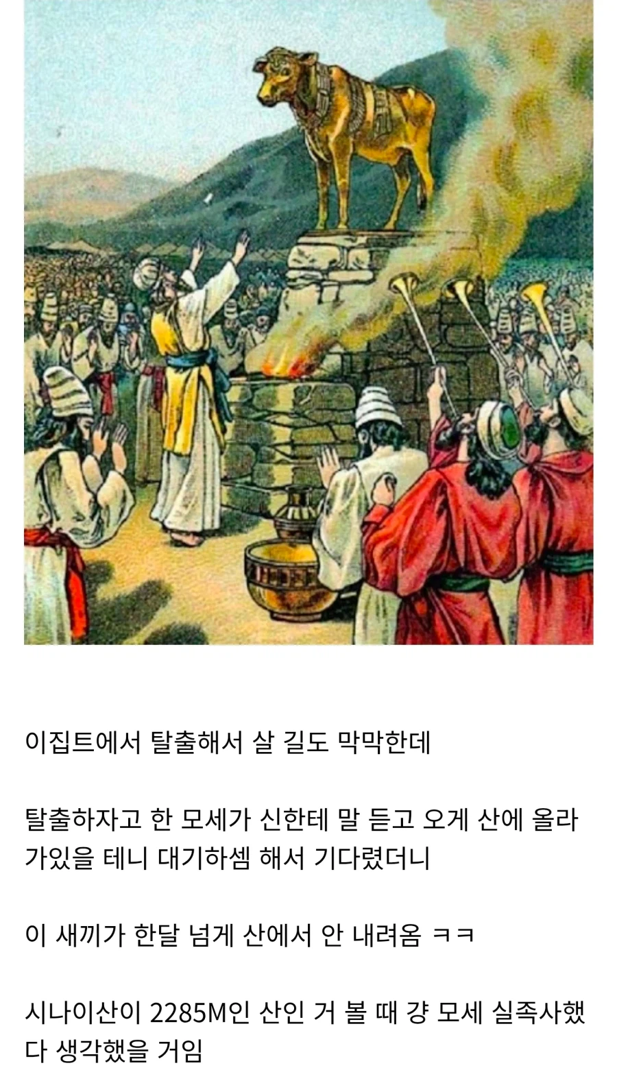 성경 금송아지 사건이 이해 못할 것도 없는 이유_1.webp