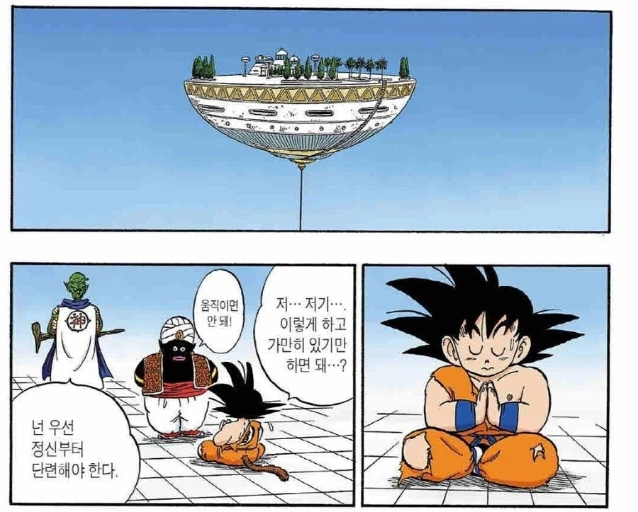 (드래곤볼) 손오공의 도인 컨셉 수행_1.webp