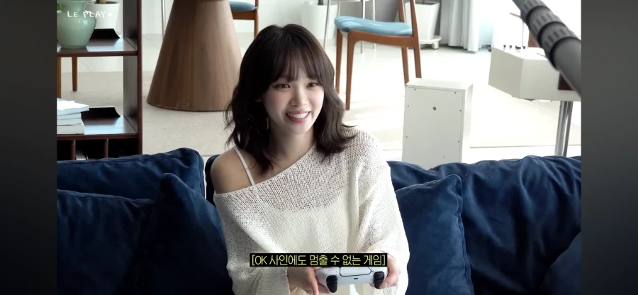 채원이 플레이스테이션 광고 촬영_2.webp