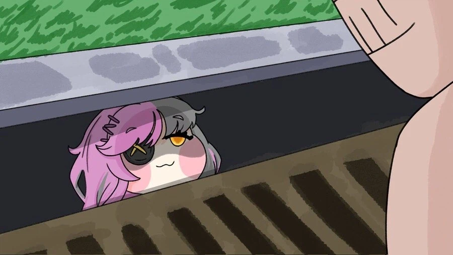 트릭컬)바롱은 왜 하수도에 살아? 집 없어?_1.webp