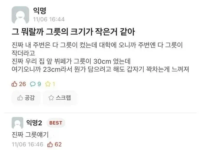 대학오니까 그릇의 크기가 작은거 같아_1.webp