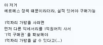 에르메스 가방 판매정책을 보고나니까_1.webp