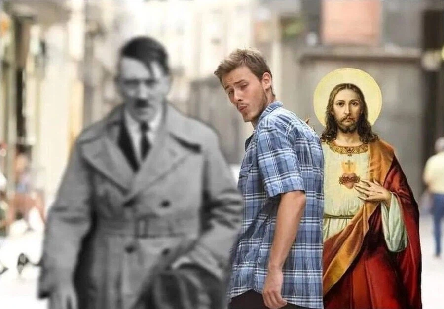 예수 : 너의 이웃을 사랑해라, 그리고 저새끼는 그만 좀 쳐다봐_1.webp