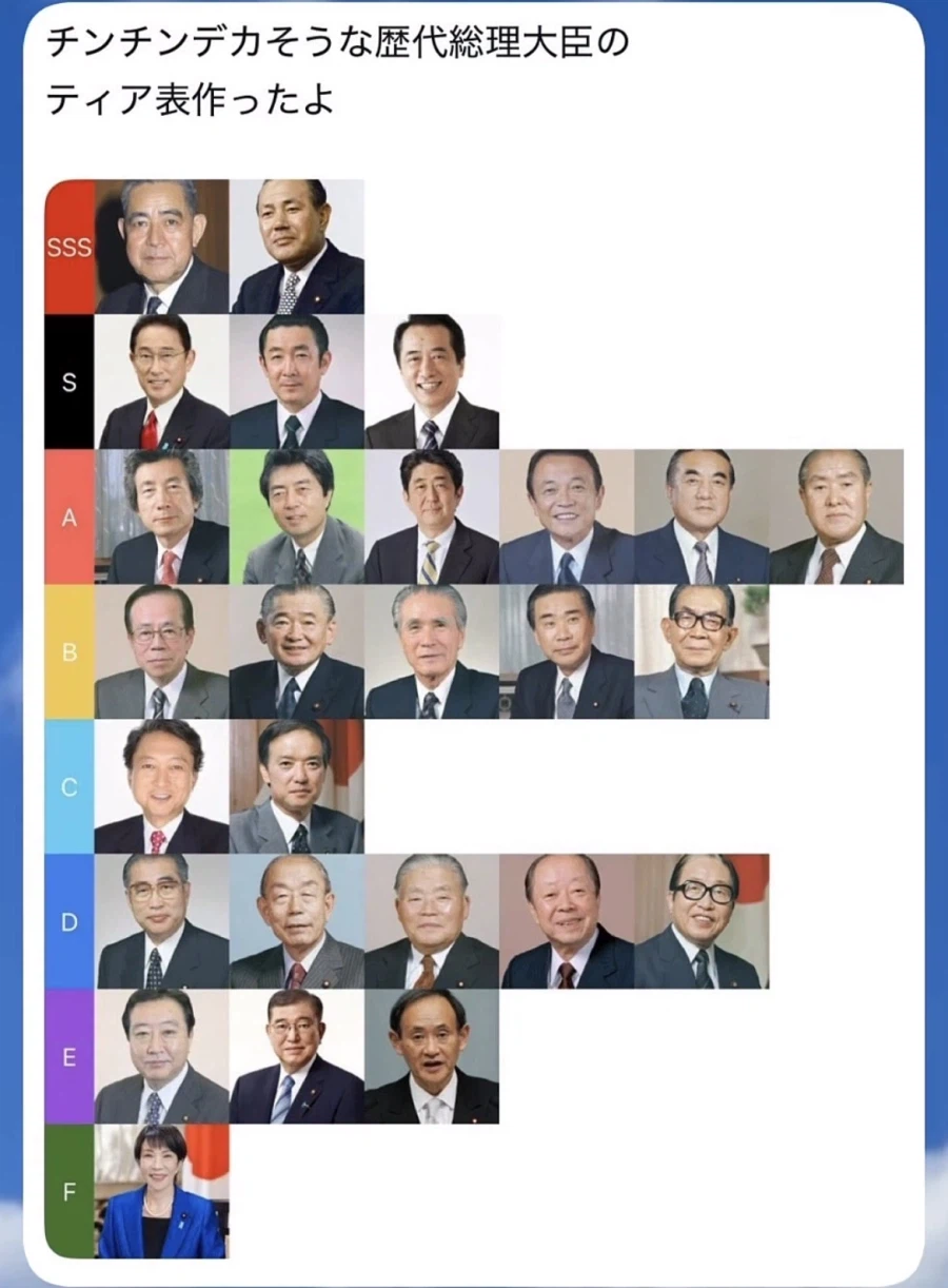 자지가 커보이는 역대 일본총리대신 티어표.rank_1.webp