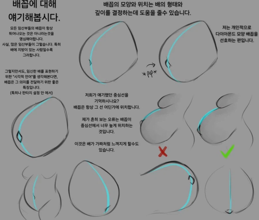 임신한 배 그리는 방법_3.webp