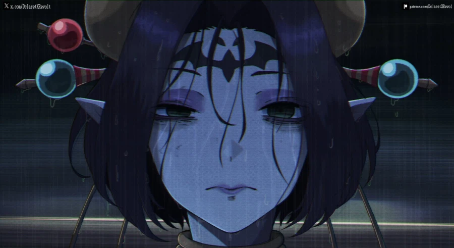 디지몬)비를 맞고 있는 리리스몬_1.webp