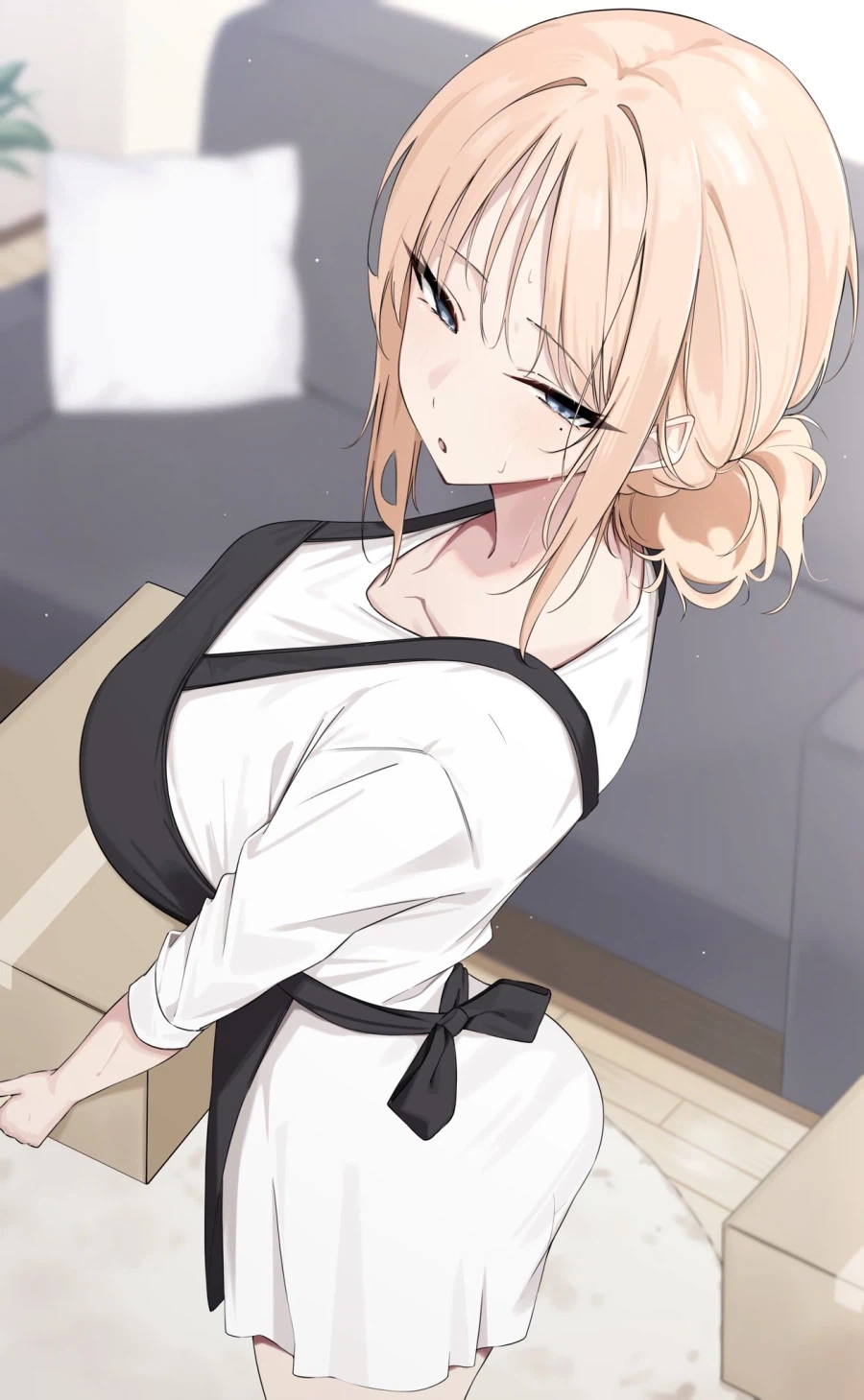 소꿉친구의 이삿짐 싸는걸 도와주러 갔더니_2.webp