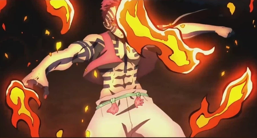 (귀멸의 칼날) 의?외의 아카자 디테일_2.webp