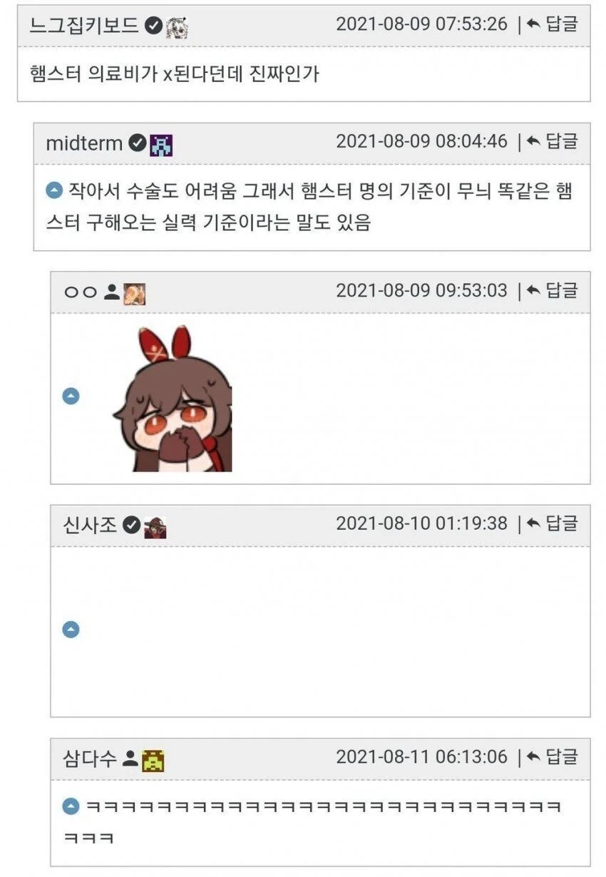 키우던 햄스터가 다쳐서 병원간 사람들._3.webp