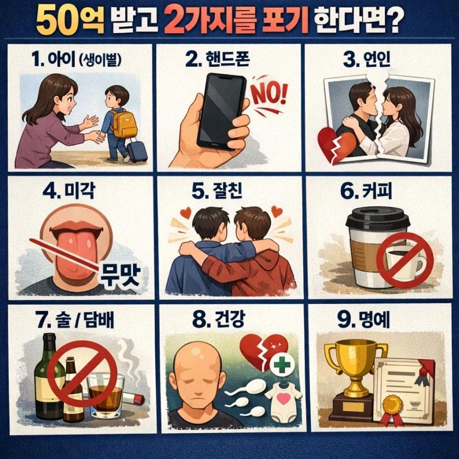 50억 받고 2가지를 포기 한다면?_1.webp