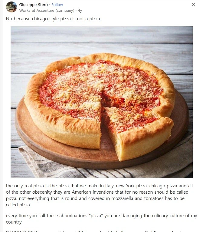 시카고 피자에 대한 이탈리아인의 생각_1.webp