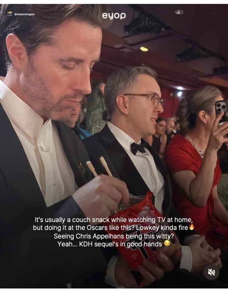 뭔가뭔가한 케데헌 공동 감독의 오스카 시상식 중 간식타임_1.webp