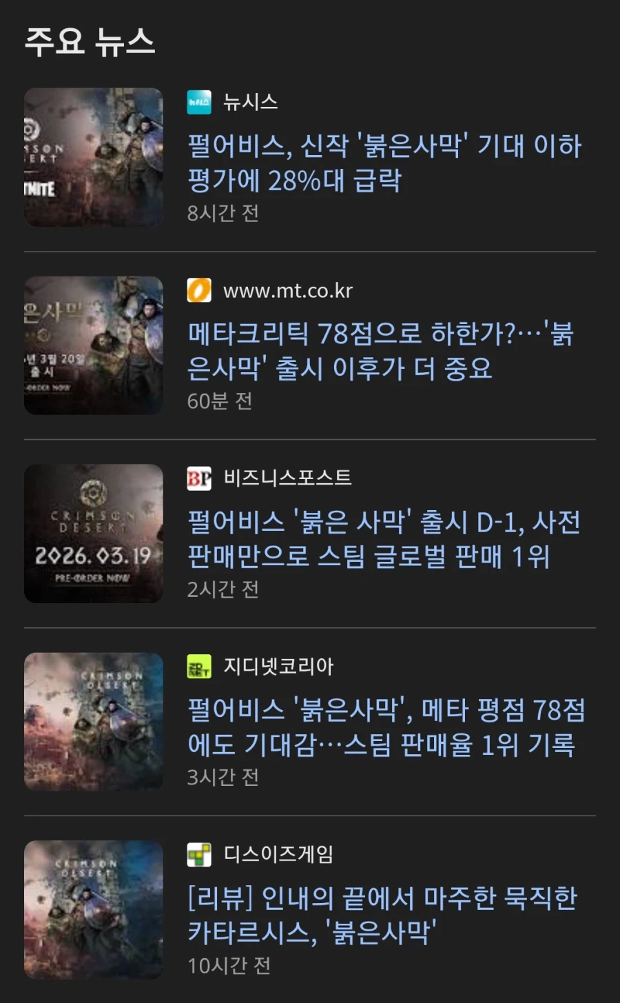붉은사막) 메타 점수 78점 vs 스팀 글로벌 판매율 1위_1.webp
