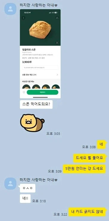 자기 카드로 생활하는 여친 바라보는 남자의 마음..._2.webp